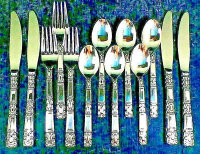 American Beauty MARBELLA (13) Piece Lot Stainless Flatware Glossy Japan • $25.99