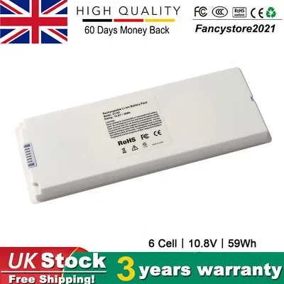 £16.95 • Buy Laptop Battery For Apple MacBook 13  A1185 A1181 2006 2007 2008 2009 MA566 MA561