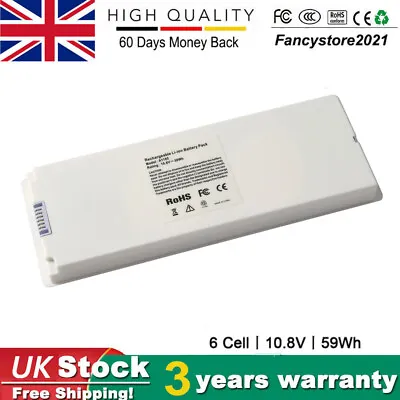 Laptop Battery For Apple MacBook 13  A1185 A1181 2006 2007 2008 2009 MA566 MA561 • £19.95