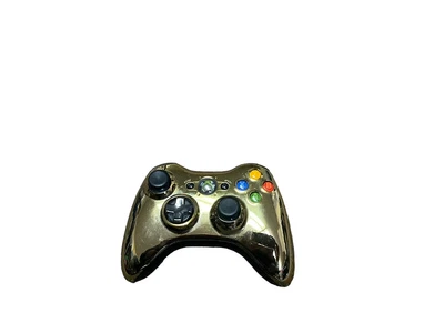 $24.97 • Buy XBox 360 Official Gold Chrome Wireless Controller Microsoft - Tested, Works!