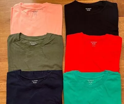 Ex-M & S Straight Crew Neck Short Sleeved T-Shirt - BNWOT -Various Colours/Sizes • £6.50