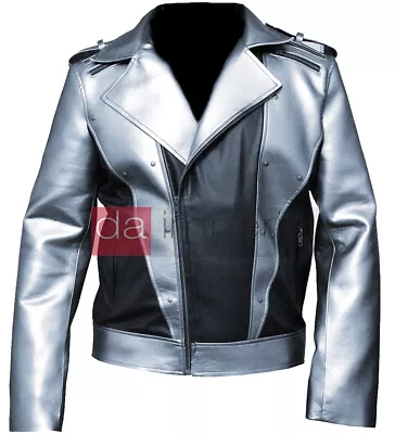 X-Men Apocalypse Evan Peters Jacket-X Men Quicksilver Peter Maxim Leather Jacket • $65