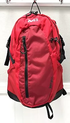 Millet Backpack Jerry 25L Red Black EXCELLENT Medium Daypack Hiking • $49