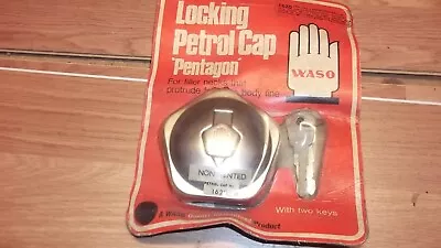 FORD CONSUL ZEPHYR ZODIAC MK2 MK3  ORIGINAL 60's WASO LOCKING PETROL CAP & KEYS • $116.04