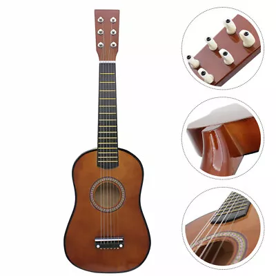 23” Mini Acoustic Guitar Wood Beginner Pratical Mini Guitar Small Guitarra Kids • $28.92