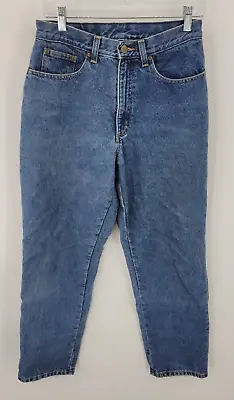Vintage LL Bean Flannel Lined Jeans Womens 10R Double L Classic Fit 90s Denim • $18.58
