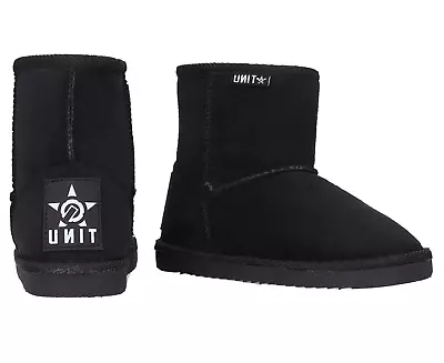 BNIP Unit Unisex Black Horizon Ugg Boots Size: 2/3 US (1/2 AUS) • $14.99