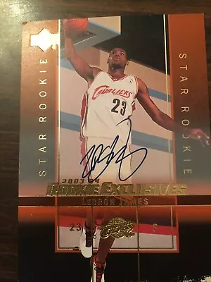 2003 Lebron James Rc Ud Rookie Exclusives Auto • $10500