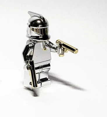 £0.99 • Buy * Lego Chrome Silver Clone Mini Figure Weapon Blaster Guns Star Wars *