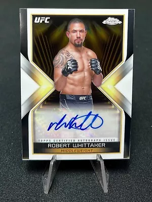 2024 Topps Chrome UFC Robert Whittaker Main Event Autograph Auto • $64.99