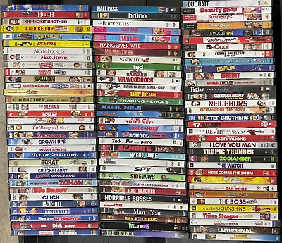 Lot Of 100 Comedy Movies Used Previewed DVD Specific Titles Listed • $69.99