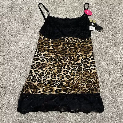 Marilyn Monroe Camisole  Black Lace Animal  Size L NWT • $5