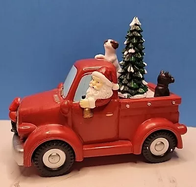 Christmas Santa Truck - Spinning Tree With Music & Lights. • $23