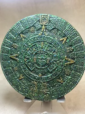 $9.99 • Buy Traditional Aztec Sun Stone Calendar Mayan Mexico Plaque Art 5”