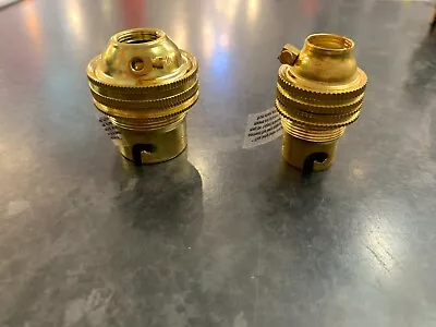 £3.99 • Buy Lampholders BC, SBC, ES, SES SWITCHED UNSWITCHED CORD GRIP BRITISH BRASS NICKLE