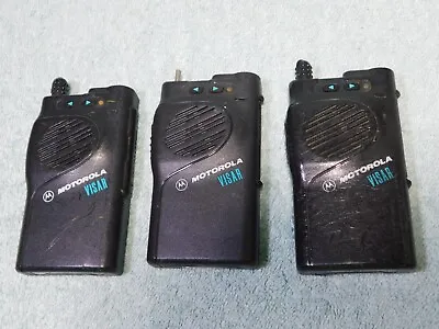 🔥 Lot Of 3 Motorola Visar Portable Radio Mod: H05rdd9aa4dn 16 Ch 403-470 4watt • $14.99