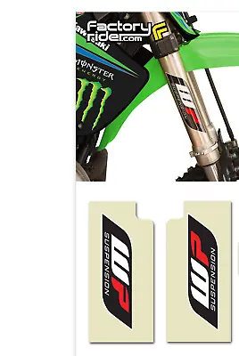 WP Suspension Fork STICKERS GRAPHICS  Fit All Motocross Bikes!   • $32.53