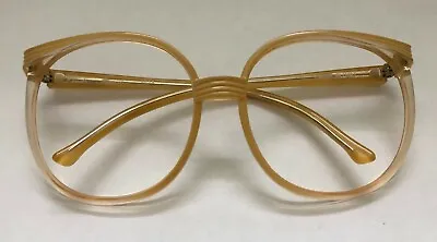 Light Brown  Linda Farrow Vintage  Retro Specs Glasses Sunglasses Frame Only • £18