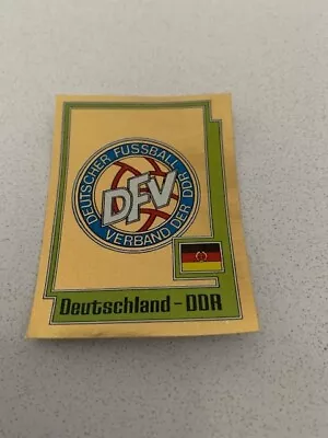Panini Europa 80 Cut Out / Recovered Sticker Deutschland Badge 194 Ddr • £10
