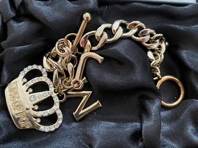£35 • Buy Michael Jackson Memorabilia Charm Bracelet RARE Brand New 3 Charms