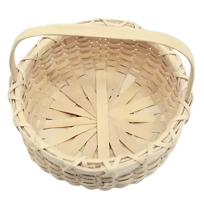 Native American Basket Micmac Signed Sweetgrass Antique Maine Estate B55 • $175