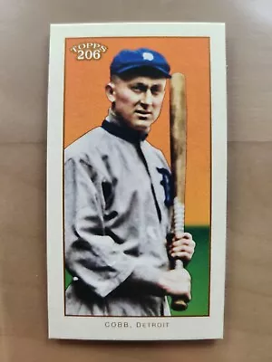 2009 Topps 206 (T206) Ty Cobb #66 Piedmont Back Image Variation SP TIGERS • $24.99