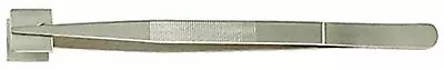 8-Inch Flat Plate Tip Steel Tweezers (Pack Of: 2) - S1-08978-Z02 • $12.35