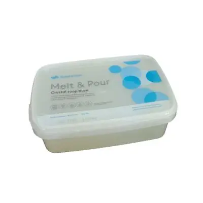 Clear Transparent 1kg Melt And Pour Soap Base - SLS Free - Soap Making • £10.95