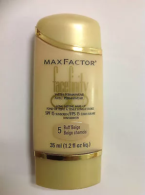 Max Factor Facefinity Foundation SPF 15 Buff Beige - 1.2 Fl Oz NEW. • $29.71