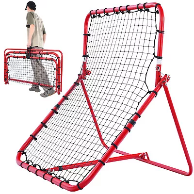 Pitch Back Net Baseball Softball Volleyball Rebounder Net Heavy Duty 3.8 X 4.5ft • $116.36