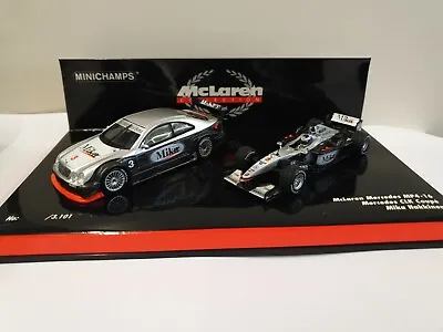 1/43 McLaren Mercedes MP4-16 & Mercedes CLK Coupe Test Car  Mika Hakkinen • $110.92