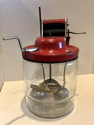 Vintage Modern Miss Red Childs Toy Washing Machine Antique Wringer Washer Works • $49