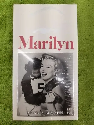 Vintage Collectible 1987 Monkey Business VHS Marilyn Monroe Factory Sealed • $5.99
