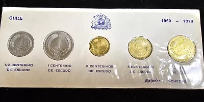 1960-1970 Chilean Coin Set-Beantown Auction  • $4