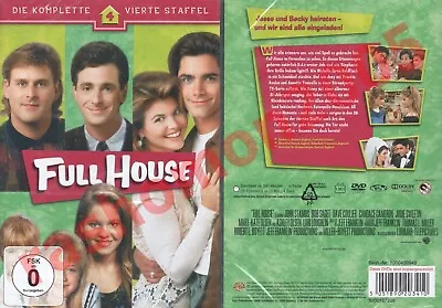 DVD FULL HOUSE TV SERIES SEASON 4 FOUR John Stamos Olsen Twins Region 2 PAL NEW • £49.99