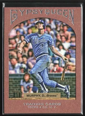 Dale Murphy 2011 Topps Gypsy Queen Framed Paper /999 #58 Atlanta Braves • $6.99