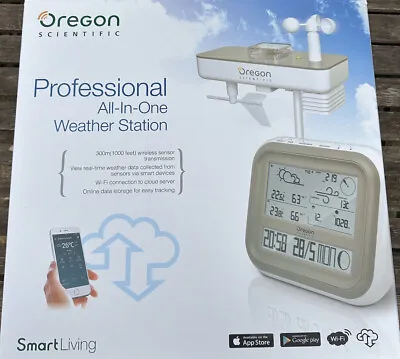 Oregon Scientific RGR126 Wireless Rain Gauge with Indoor and Outdoor  Thermometer