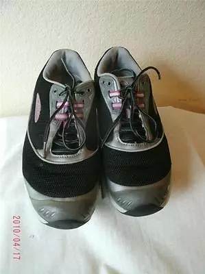 Mbt Black Silver Pink  And White Athletic Inspited  Lace Up Shoes Shoe 8 • $34.99