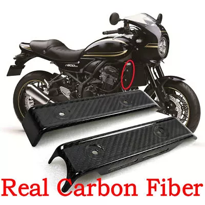 For 2021 2022 2023 Kawasaki Z900RS Carbon Fiber Radiator Grille Guard Side Cover • $203.31