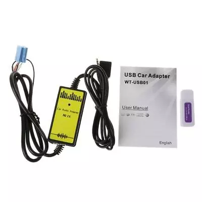 £26.46 • Buy Car Audio MP3 Interface CD Adapter Changer AUX SD USB Data Cable Mini 8P