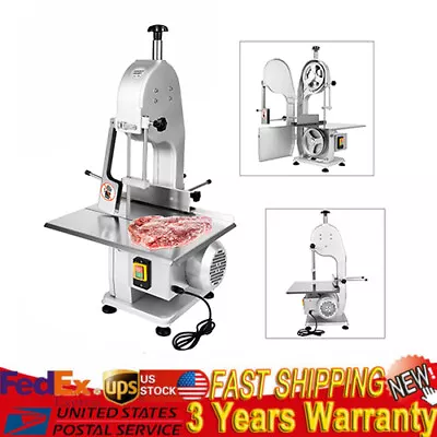 Electric Frozen Meat Cutting Machine Commercial Bone Cutter 1500W Band Saw Blade • $381.90