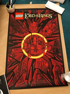 Lego - Lord Of The Rings 2012 - Kevin Tong MONDO Screen Print Poster- Signed • £199.99