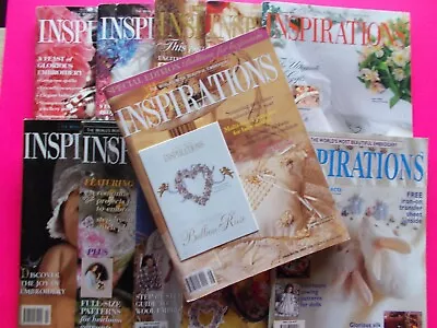 INSPIRATIONS MAGAZINE & A~Z - EMBROIDERY VARIOUS % OFF Plus FREE POST *LIKE NEW • £7.23