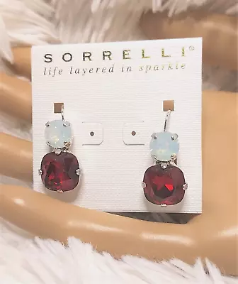 $72.95 • Buy *NEW*  &  *RETIRED*  ~ Sorrelli ~   CRIMSON  PRIDE   ~ Earrings ~ SOLD  OUT !!!!