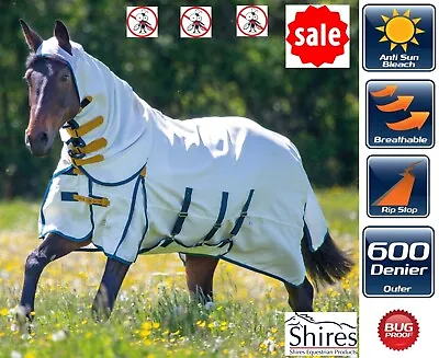 £59.85 • Buy SWEET ITCH HOODY  Shires Highlander Plus Combo Horse Anti Fly And Midge Rug