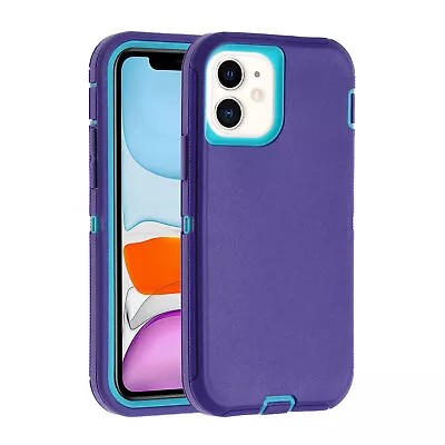 $10.55 • Buy For IPhone 14 13 12 Pro Max 7 8 X Hybrid Armor Case Cover Fits Otterbox Defender
