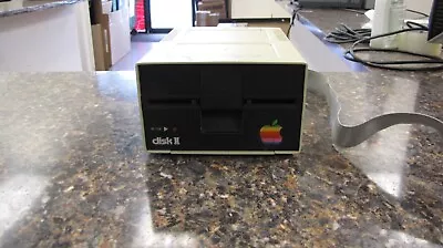 Vintage Apple A2M0003 Disk II 5.25” Floppy Drive W/Connecting Cable - DI13 • $49.99