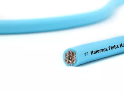 KnuKonceptz Kolossus Kandy Blue OFC Battery Ground Wire 1/0 Gauge Copper AWG • $4.95