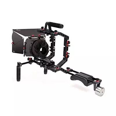 Dslr Camera Shoulder Support Rig Kit With Cage Matte Box Dv Hdv Dslr Video Camco • $227.76