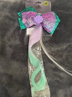 Disney Parks The Little Mermaid Ariel Light Up Bow Extension Hair Accessory OS • $10.99